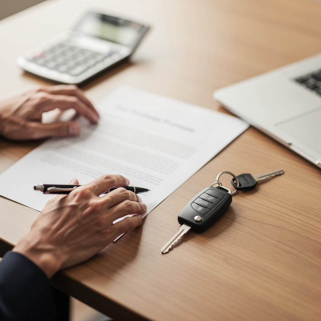 Vorrow Private Finance auto loan specialist discussing vehicle financing options with a client in Oak Lawn